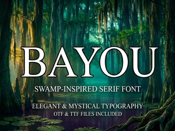 Bayou Font - Preview 1