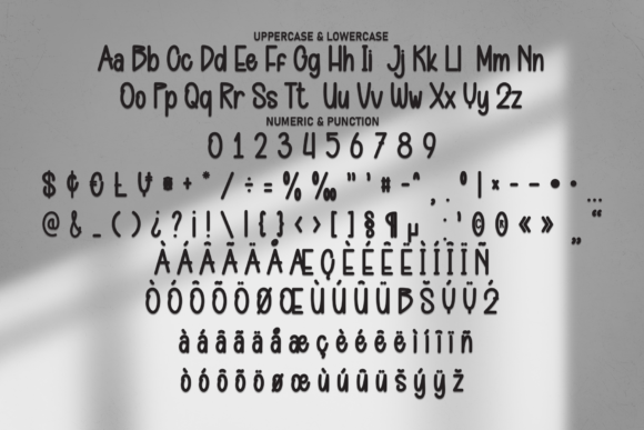 Black Shadow Font - Preview 6