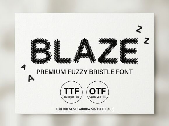 Blaze Font - Preview 3