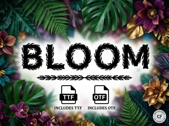 Bloom Font - Preview 2