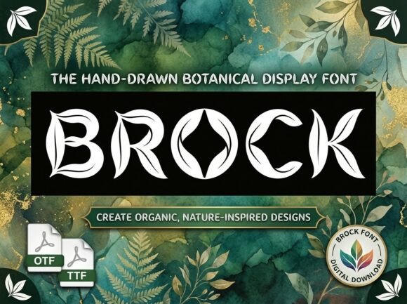 Brock Font - Preview 1