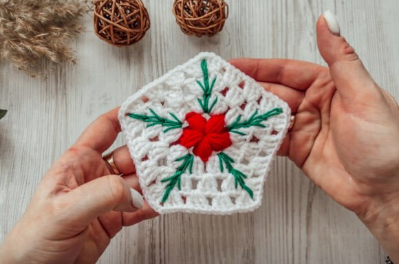 Crochet Pattern Granny Pentagon PDF