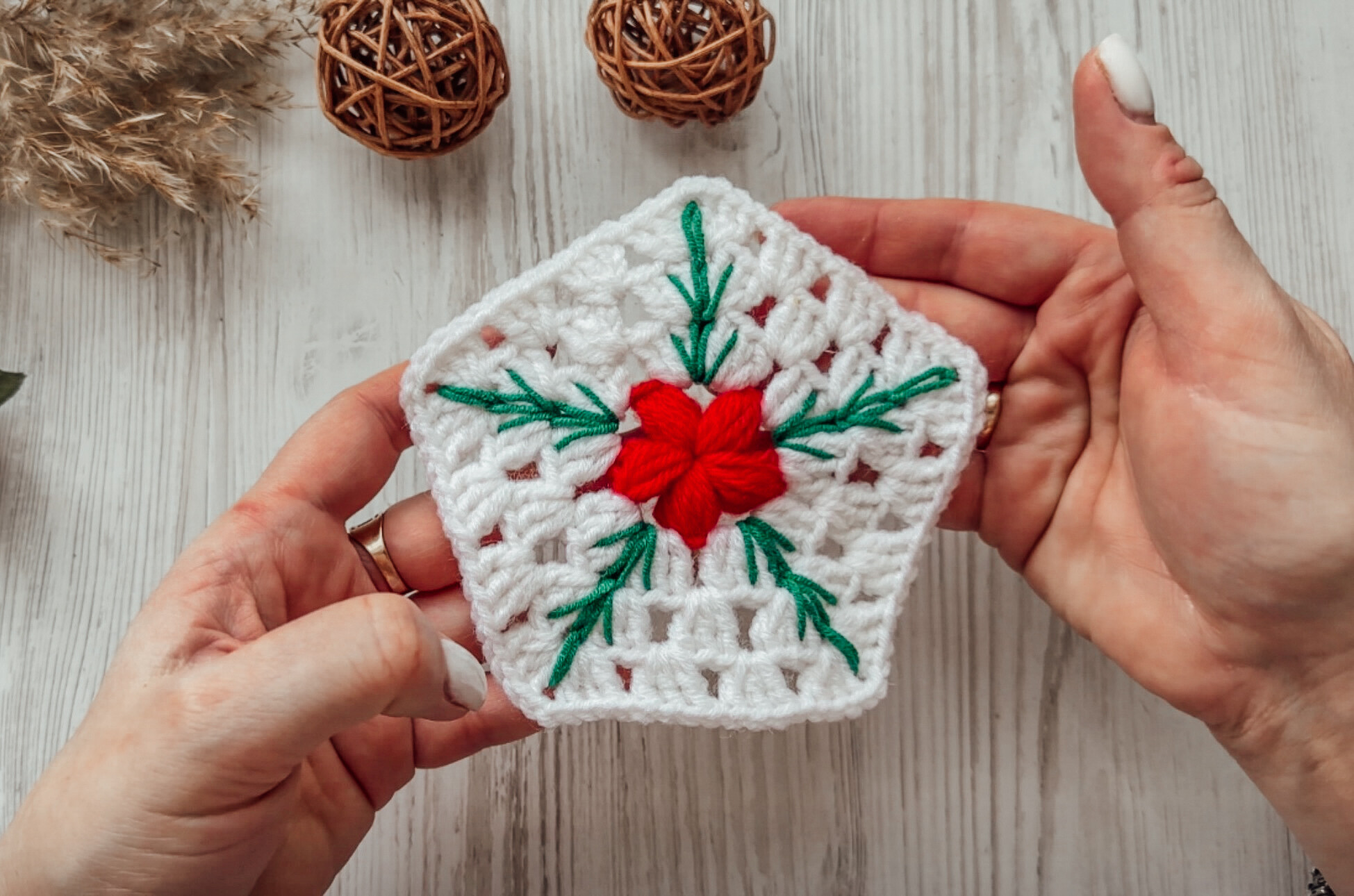 Crochet Pattern Granny Pentagon PDF