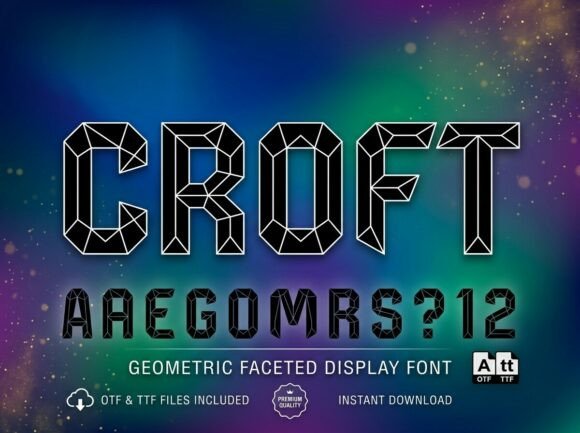 Croft Font - Preview 1