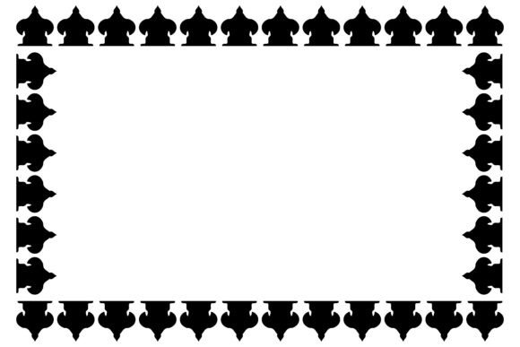Decorative Abstract Ornament Border