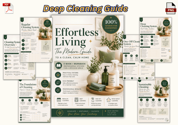 Deep Cleaning Guide – Ebook & Workbook