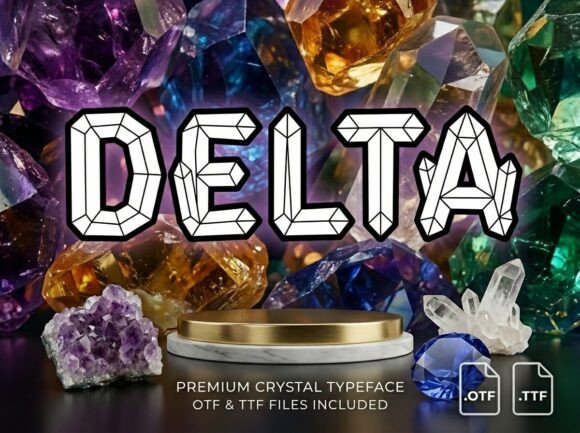 Delta Font - Preview 1