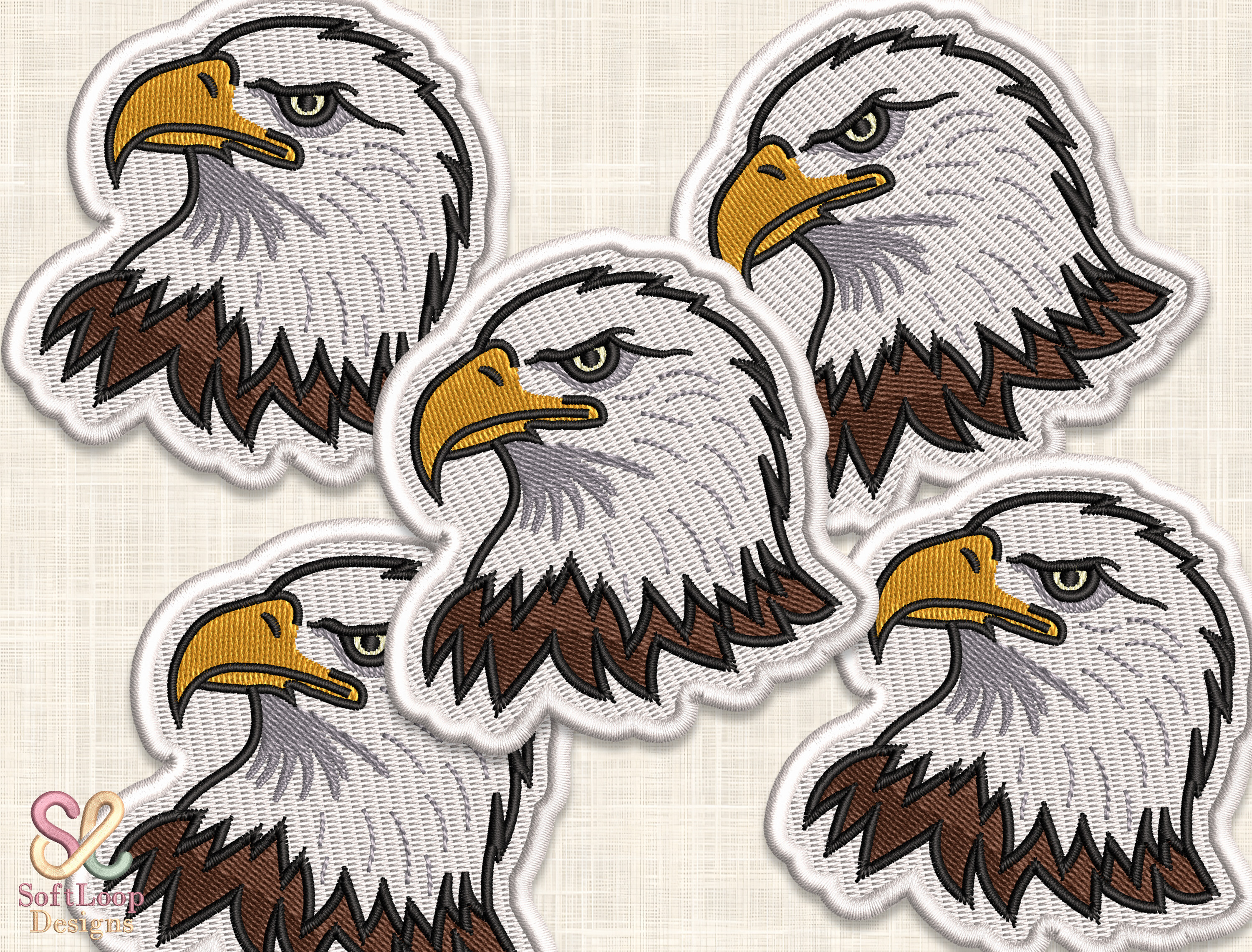EAGLE Patch Embroidery Design