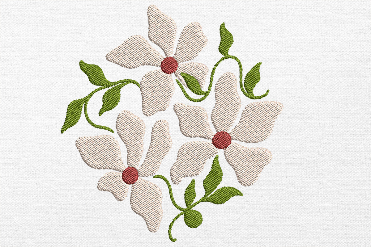 Embroidery Flower Design