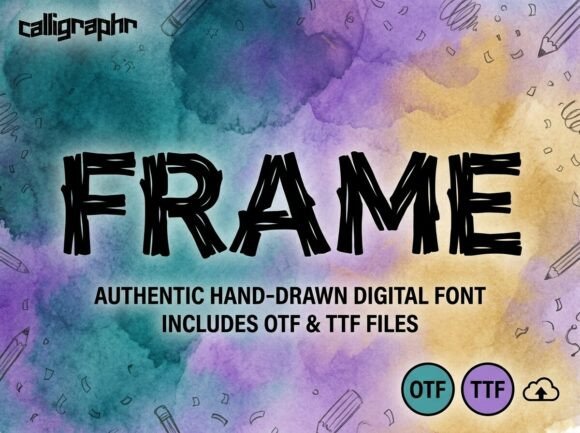 Frame Font - Preview 1