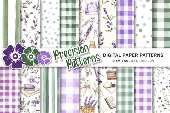 French Country Provence Digital Paper Graphic Patterns By Precision Patterns