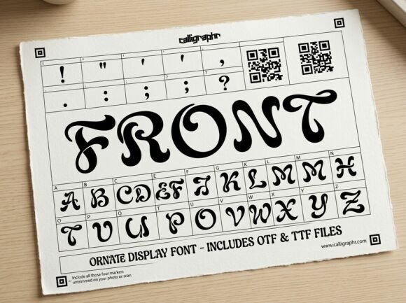 Front Font - Preview 1