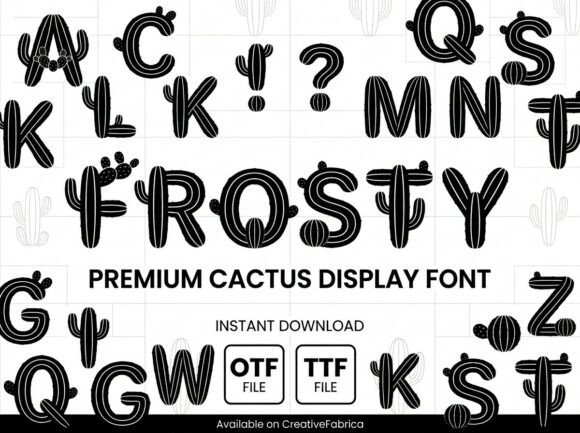 Frosty Font - Preview 1