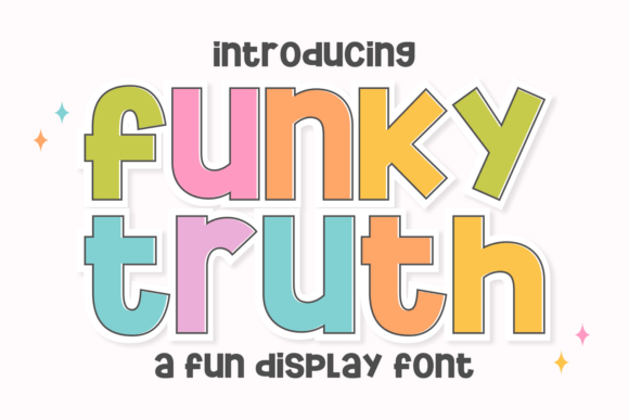 Funky Truth Display Font By Riman (7NTypes)