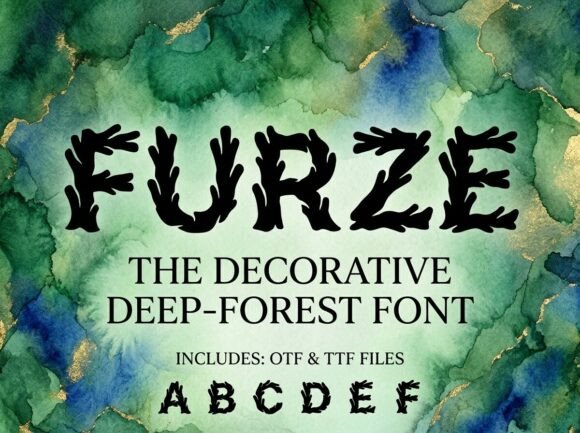 Furze Font - Preview 1