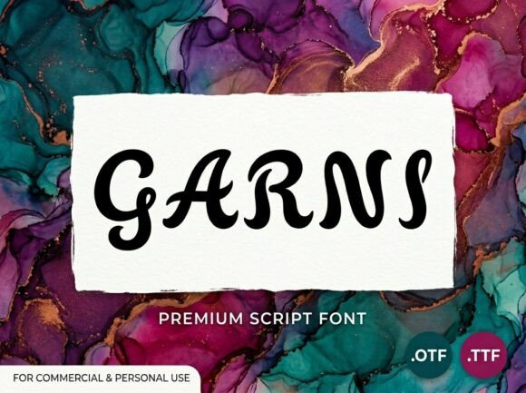 Garni Font - Preview 1