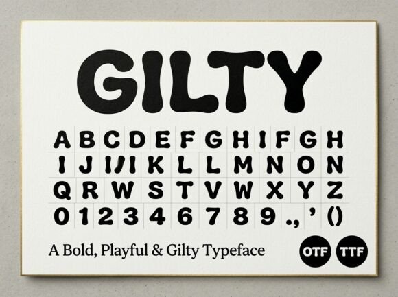 Gilty Font - Preview 1
