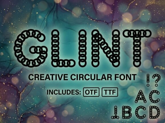 Glint Font - Preview 1