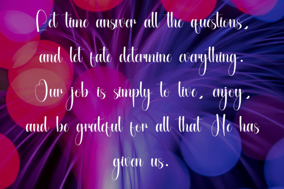 Glowing Font - Preview 4