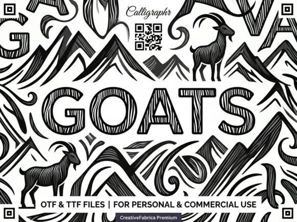 Goats Font - Preview 3