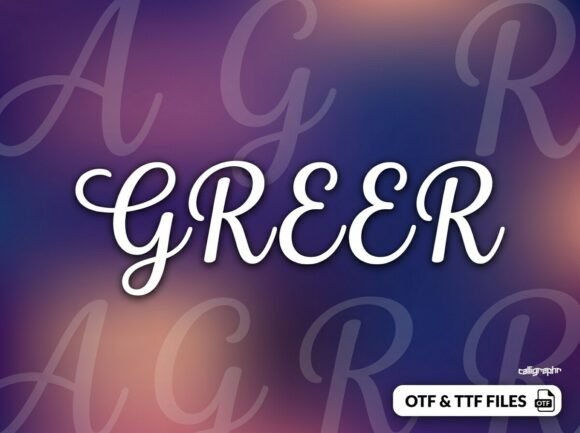 Greer Font - Preview 2