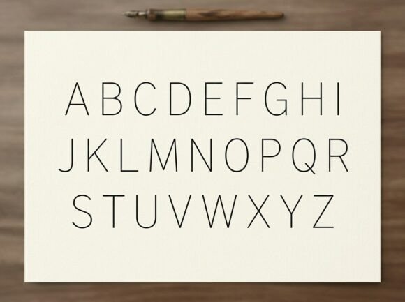 Grier Font PNG with transparent background - Preview 1