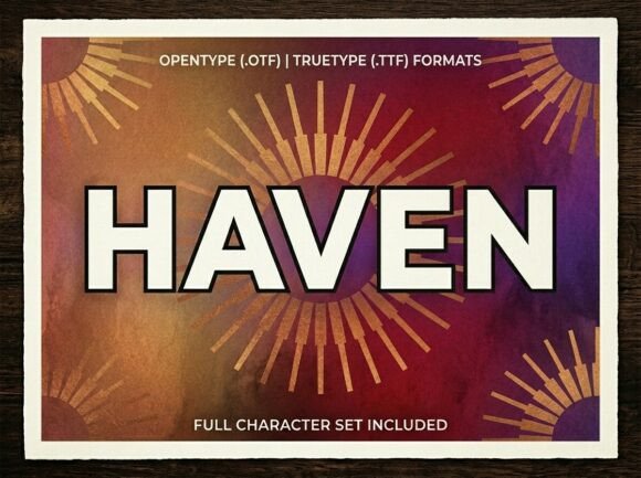 Haven Font - Preview 1