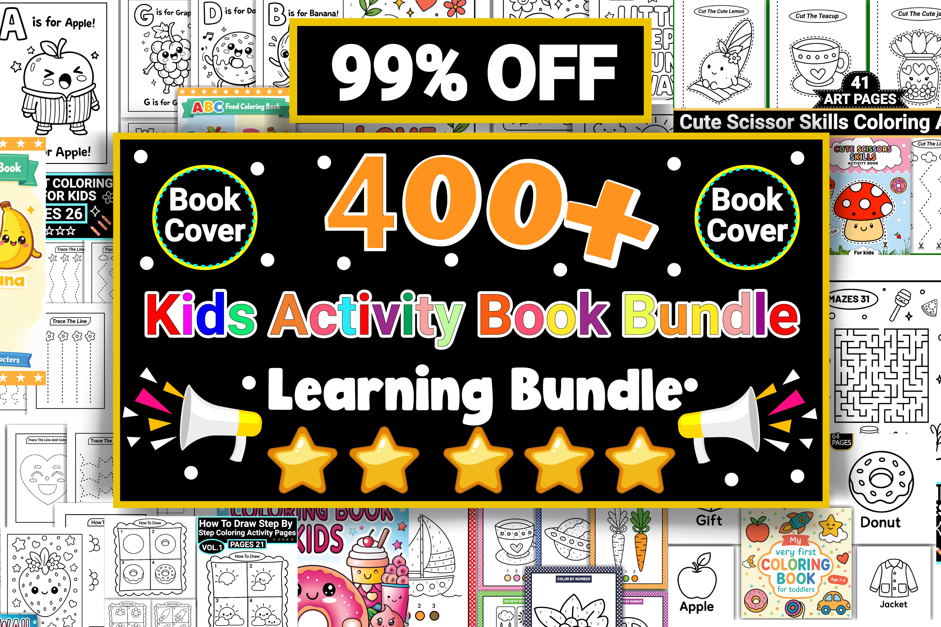 Kids Activity Book Bundle