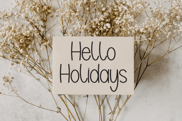 Notes Christmas Font PNG with transparent background - Preview 2
