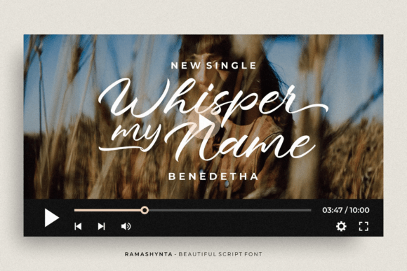 Ramashynta Font PNG with transparent background - Preview 5