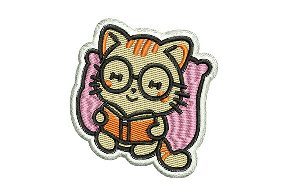 Reading Cat Patch