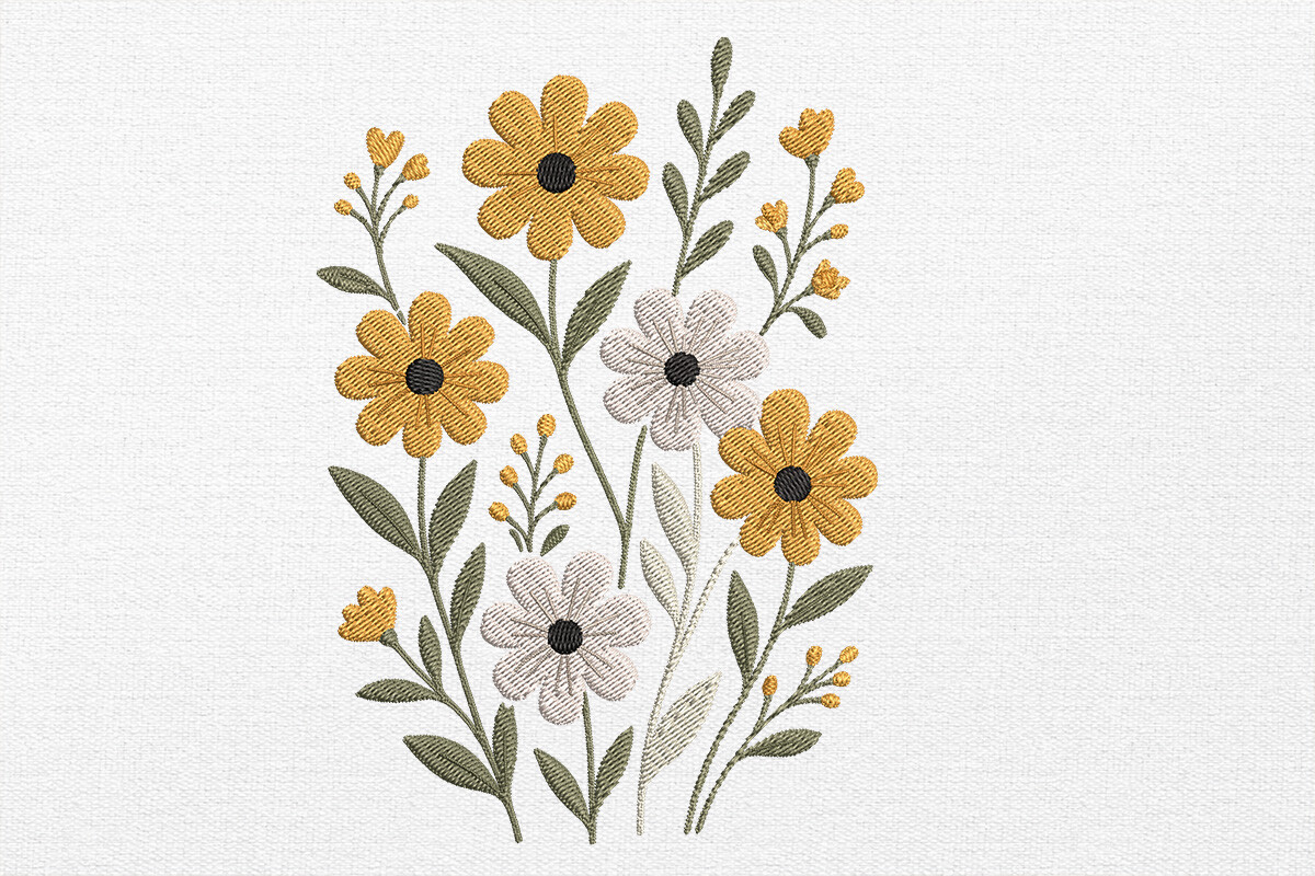 Floral Embroidery Design