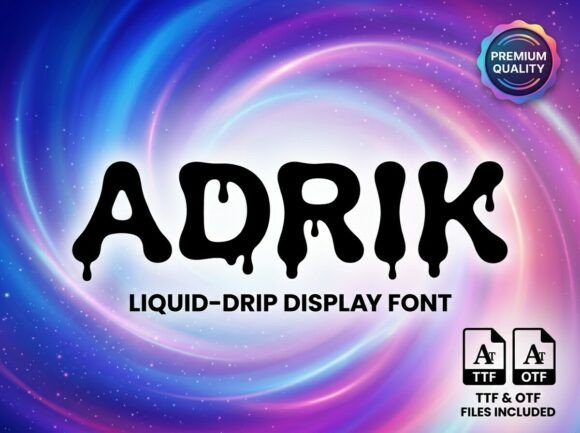 Adrik Font - Preview 1