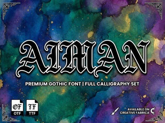 Aiman Font - Preview 3