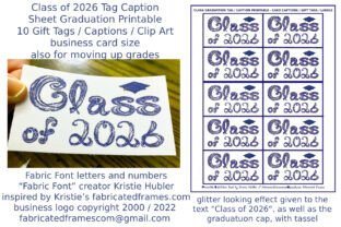 Class 2026 Navy Blue Cap Graduation Tags Graphic by fabricatedframescom ...