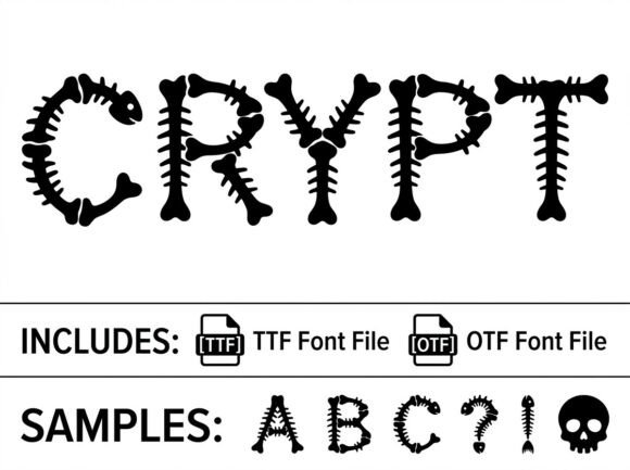 Crypt Font - Preview 3