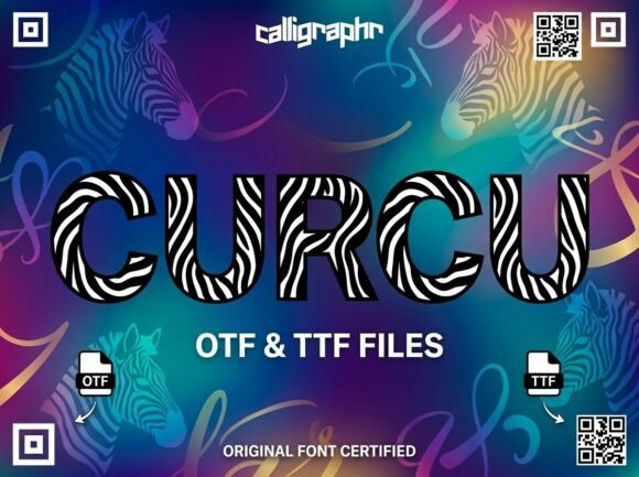Curcu Font PNG with transparent background - Preview 3