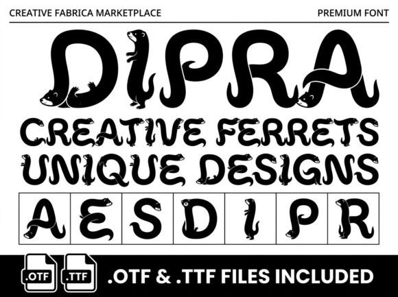 Dipra Font - Preview 1