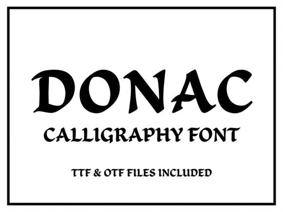 Donac Font - Preview 1