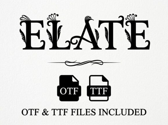 Elate Font - Preview 1