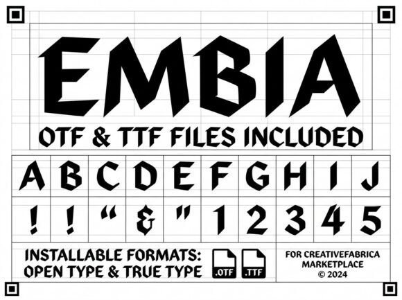Embia Font - Preview 1