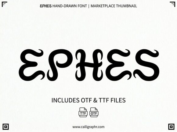 Ephes Font - Preview 1