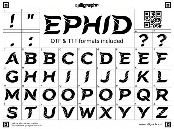 Ephid Font - Preview 1