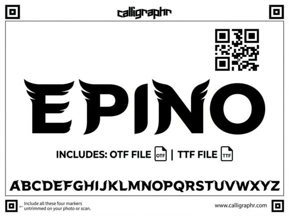 Epino Font - Preview 1