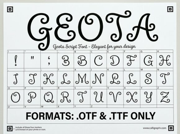 Geota Font - Preview 1