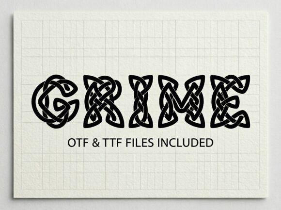 Grime Font - Preview 2