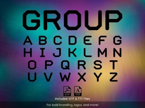 Group Font - Preview 1