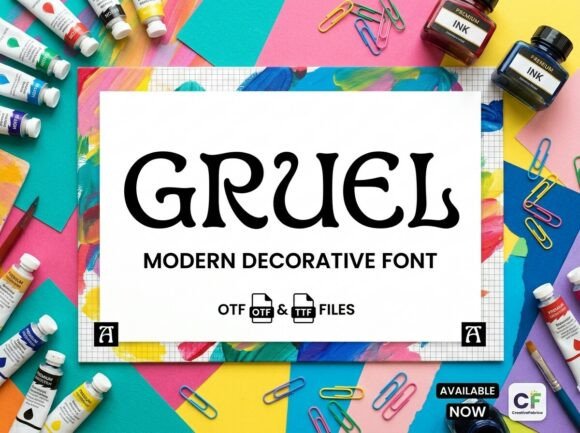 Gruel Font - Preview 1