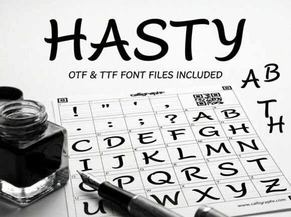 Hasty Font - Preview 3