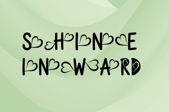 Heart Ivy Font - Preview 3